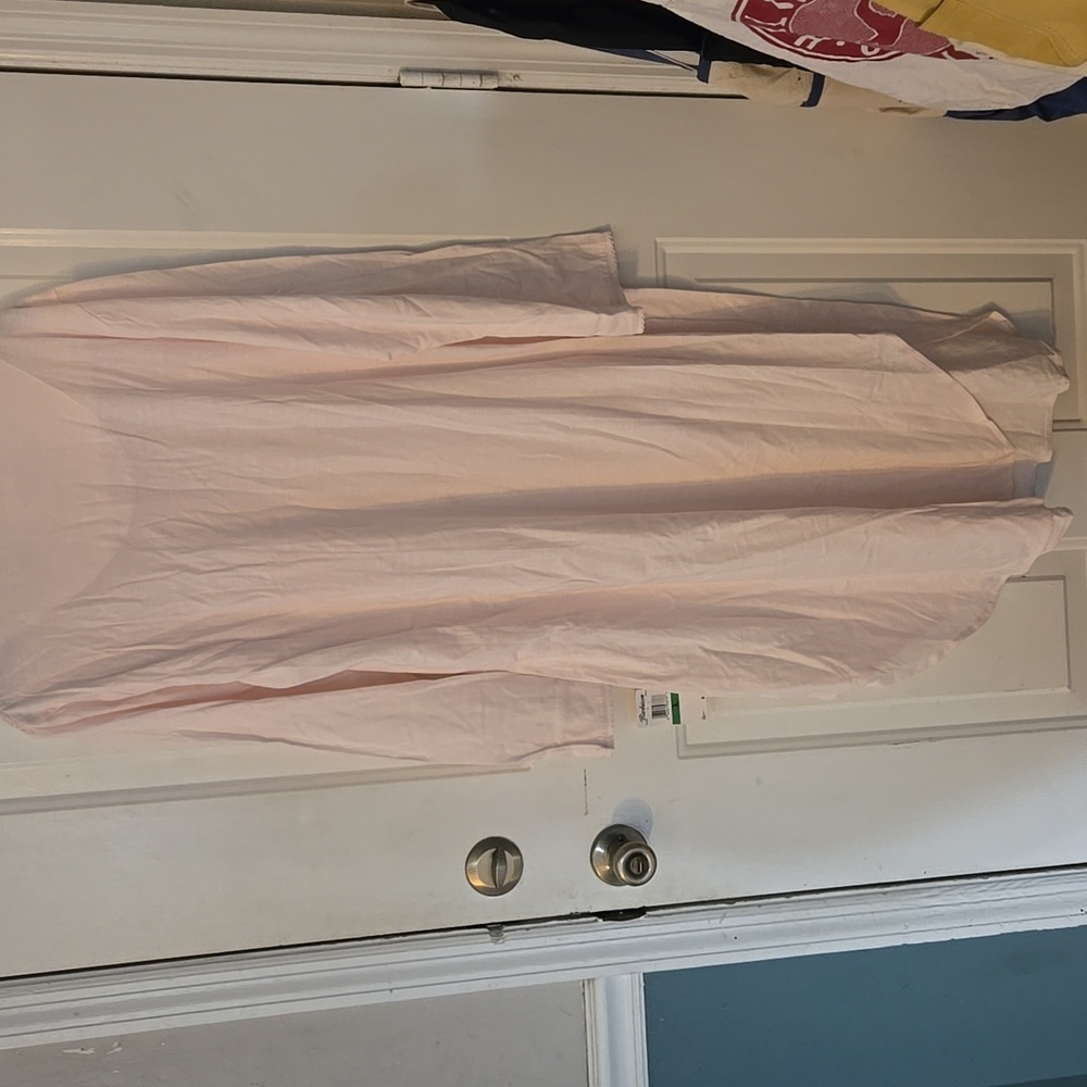 Vintage Barbizon Pink Long Sleeve Nightgown - Picture 7 of 7